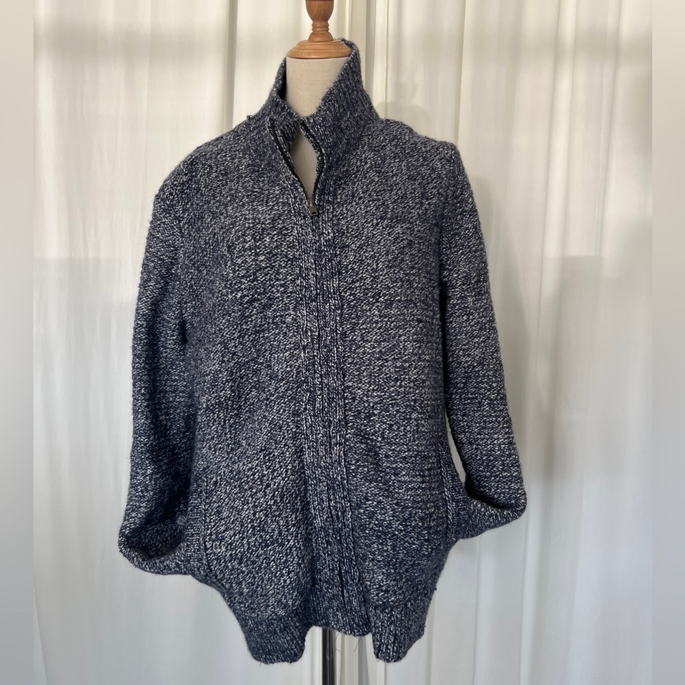 Banana Republic Tweed Men’s Zip-Up Sweater